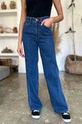 Judy Blue Full Size High Rise Straight Jeans - Desert Sunday