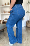 Judy Blue Full Size High Rise Straight Jeans - Desert Sunday