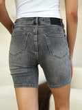 Judy Blue Full Size High Waist Washed Denim Shorts - Desert Sunday