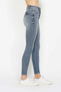 Judy Blue Full Size Tummy Control Contrast Wash Skinny Jeans - Desert Sunday