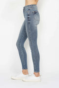 Judy Blue Full Size Tummy Control Contrast Wash Skinny Jeans - Desert Sunday