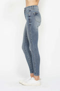 Judy Blue Full Size Tummy Control Contrast Wash Skinny Jeans - Desert Sunday