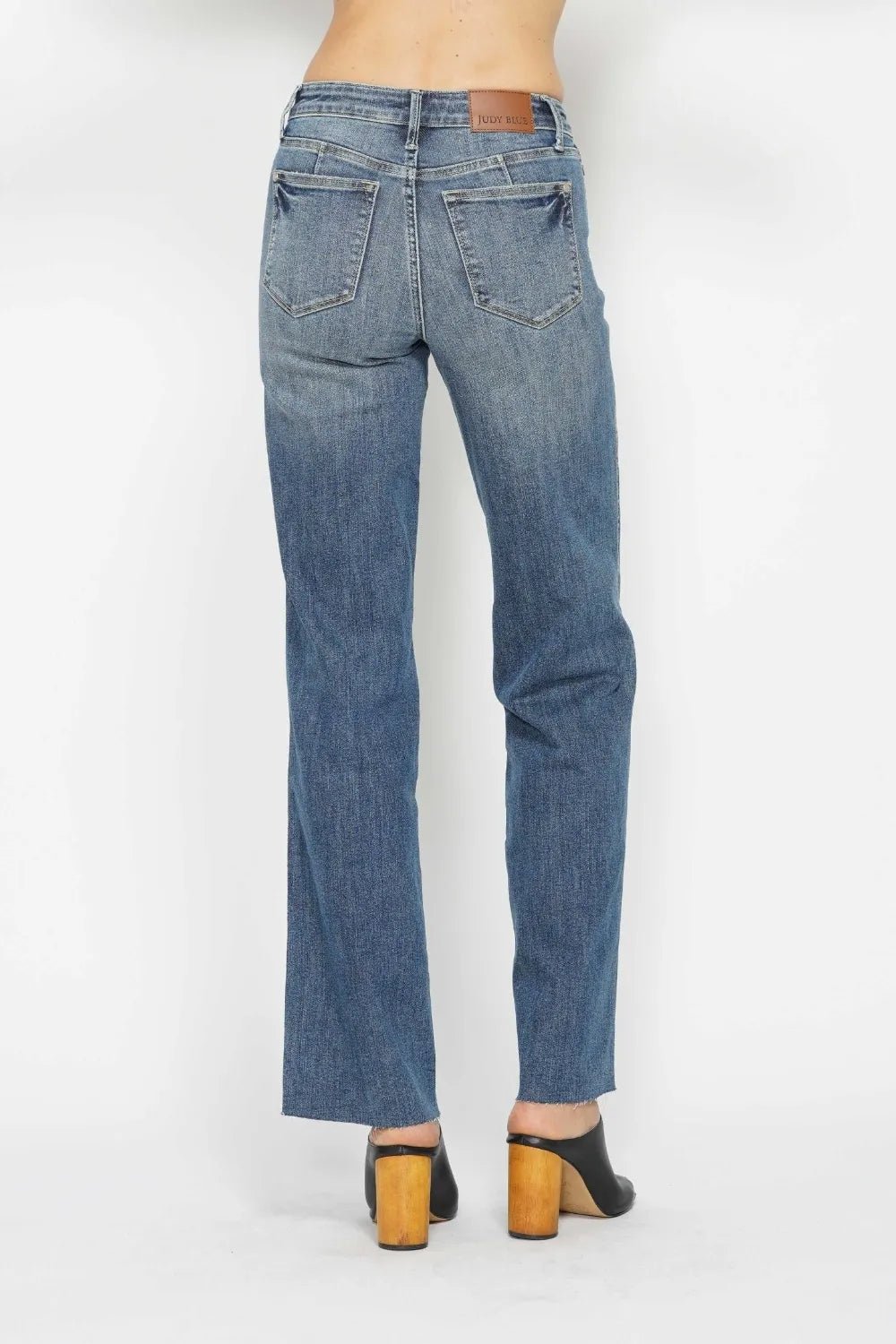Judy Blue Full Size Tummy Control Straight Jeans - Desert Sunday