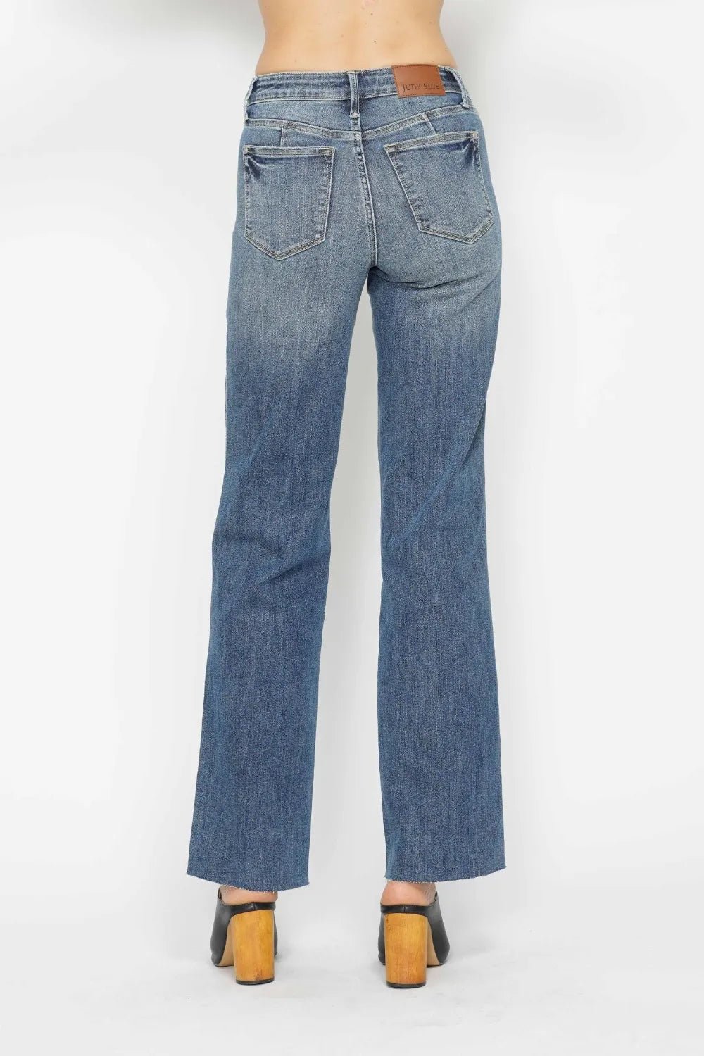 Judy Blue Full Size Tummy Control Straight Jeans - Desert Sunday