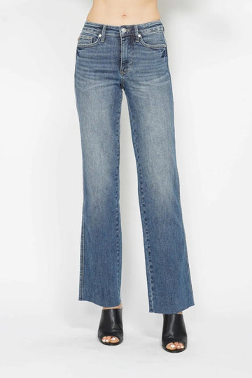 Judy Blue Full Size Tummy Control Straight Jeans - Desert Sunday