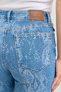 Judy Blue High Rise Ankle Wide Leg Jeans - Desert Sunday