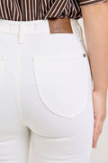 Judy Blue High Waist Extended Waistband Capri Pants with Spade Pockets - Desert Sunday