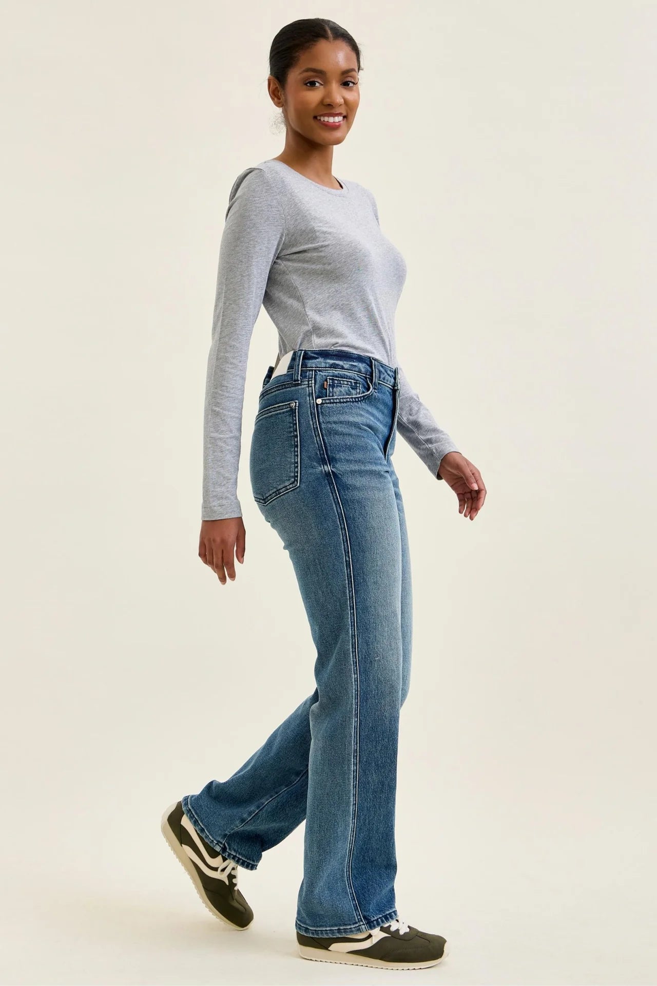 Judy Blue Kimberly Rigid Magic Straight Leg Jeans - Desert Sunday