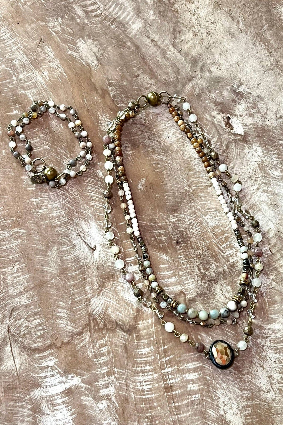 Justina 5-Way Convertible Necklace - Desert Sunday
