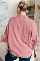Keep it Profesh Button Up Top - Desert Sunday
