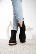 Keep Me Warm Boot In Black - Desert Sunday