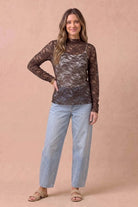 Lace Me Up in Chocolate Brown - Desert Sunday