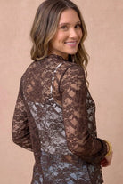 Lace Me Up in Chocolate Brown - Desert Sunday
