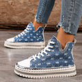Lace Up Platform Sneaker - Desert Sunday