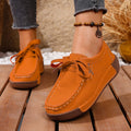 Lace Up Round Toe Sneakers - Desert Sunday