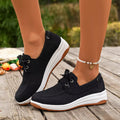 Lace Up Round Toe Sneakers - Desert Sunday