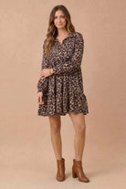 Let's Go Dancing Mini Dress - Desert Sunday