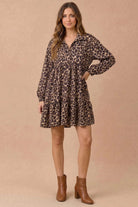 Let's Go Dancing Mini Dress - Desert Sunday