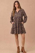 Let's Go Dancing Mini Dress - Desert Sunday