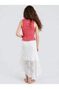 Lily White Midi Skirt - Desert Sunday