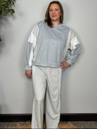 Lounging in Lace Grey Set - Desert Sunday