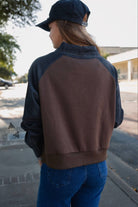 Lucky Ranch Layered Chambray Top - Desert Sunday