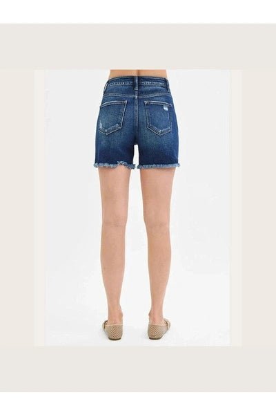 Maddie Risen Shorts in Dark Wash - Desert Sunday