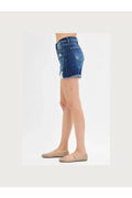 Maddie Risen Shorts in Dark Wash - Desert Sunday