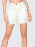 Maddie Risen Shorts in White - Desert Sunday