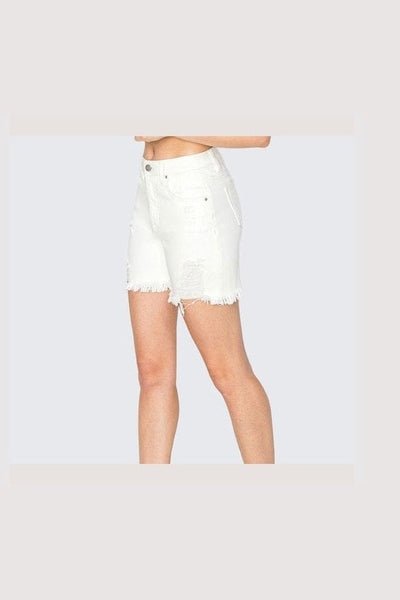 Maddie Risen Shorts in White - Desert Sunday