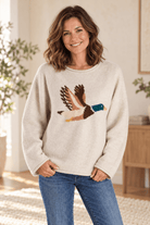 Mallard Sweater In Oatmeal - Desert Sunday