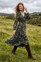 Meadow & Moss Floral Maxi Dress - Desert Sunday