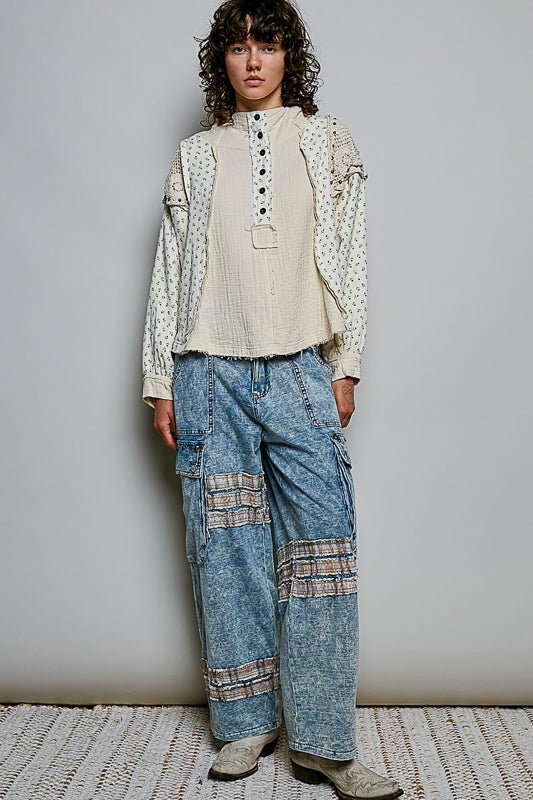 Meadow Muse Cotton Gauze Top - Desert Sunday