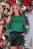 Mistletoe Velvet Hour Skort – Green - Desert Sunday