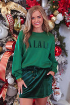 Mistletoe Velvet Hour Skort – Green - Desert Sunday
