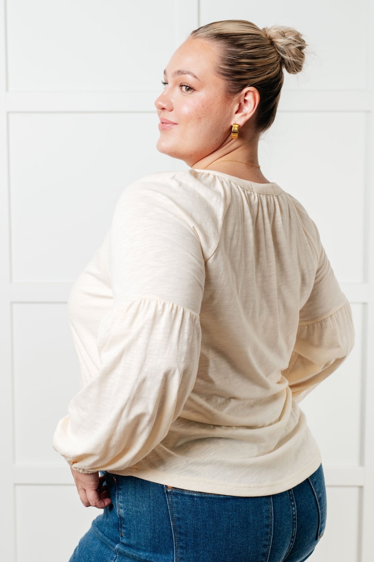 More Than You Would Think Embroidered Blouse - Desert Sunday