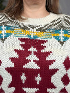 Movie Night Aztec Knit Sweater - Desert Sunday