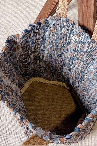 Multi Stripe Tote Bag - Desert Sunday