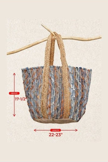 Multi Stripe Tote Bag - Desert Sunday