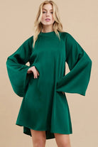 Noel Satin Dress - Desert Sunday