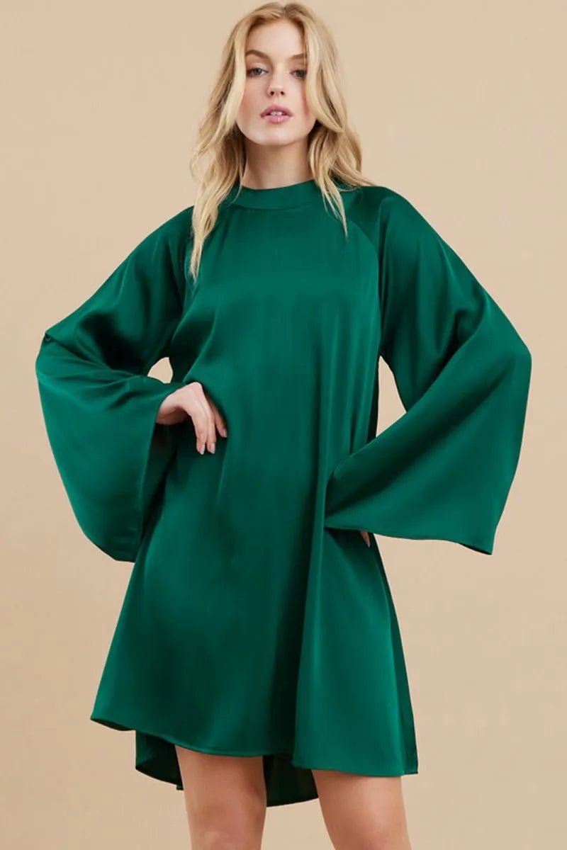 Noel Satin Dress - Desert Sunday