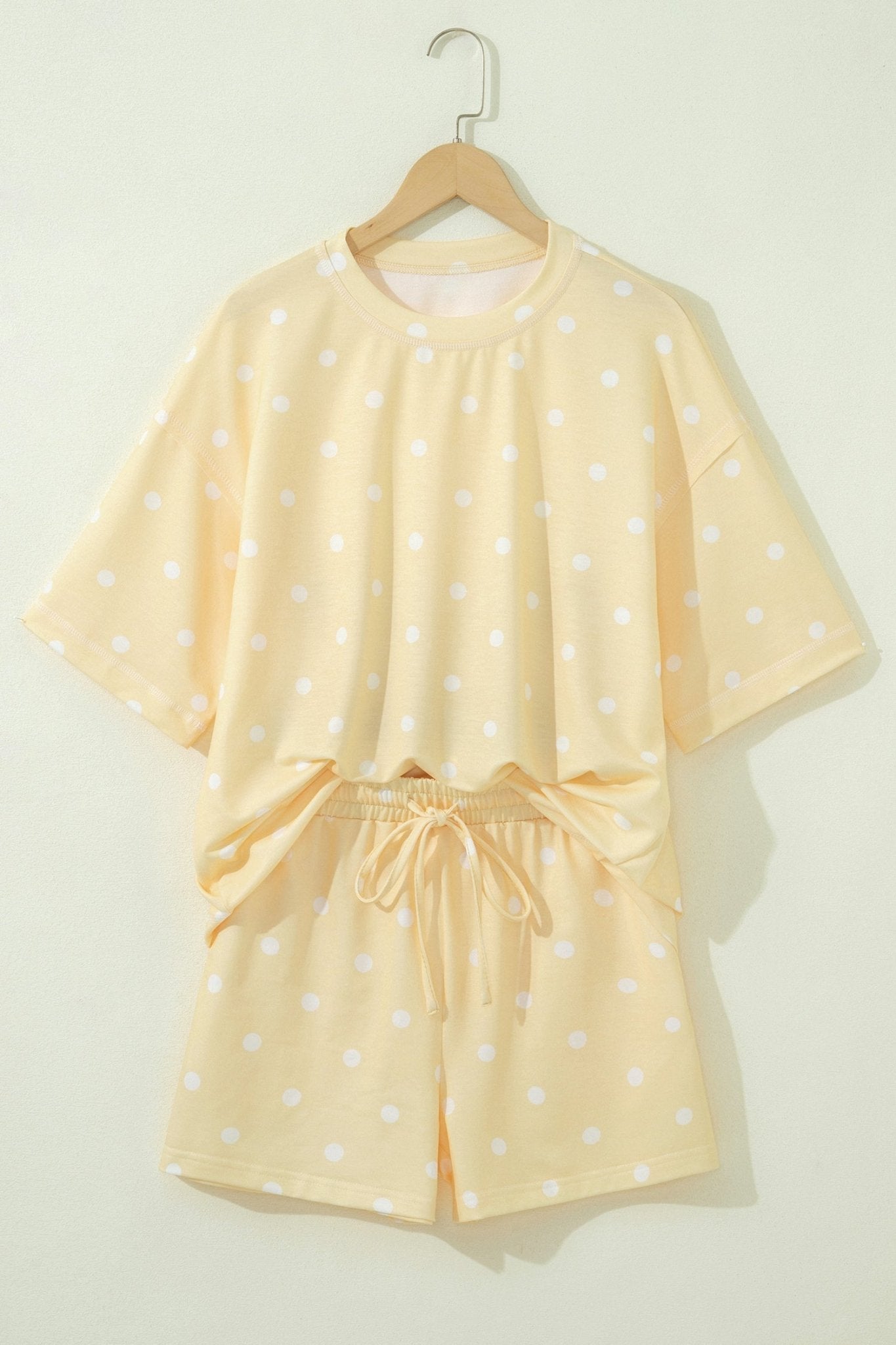 Playful Polka Dot Shorts Set - Desert Sunday