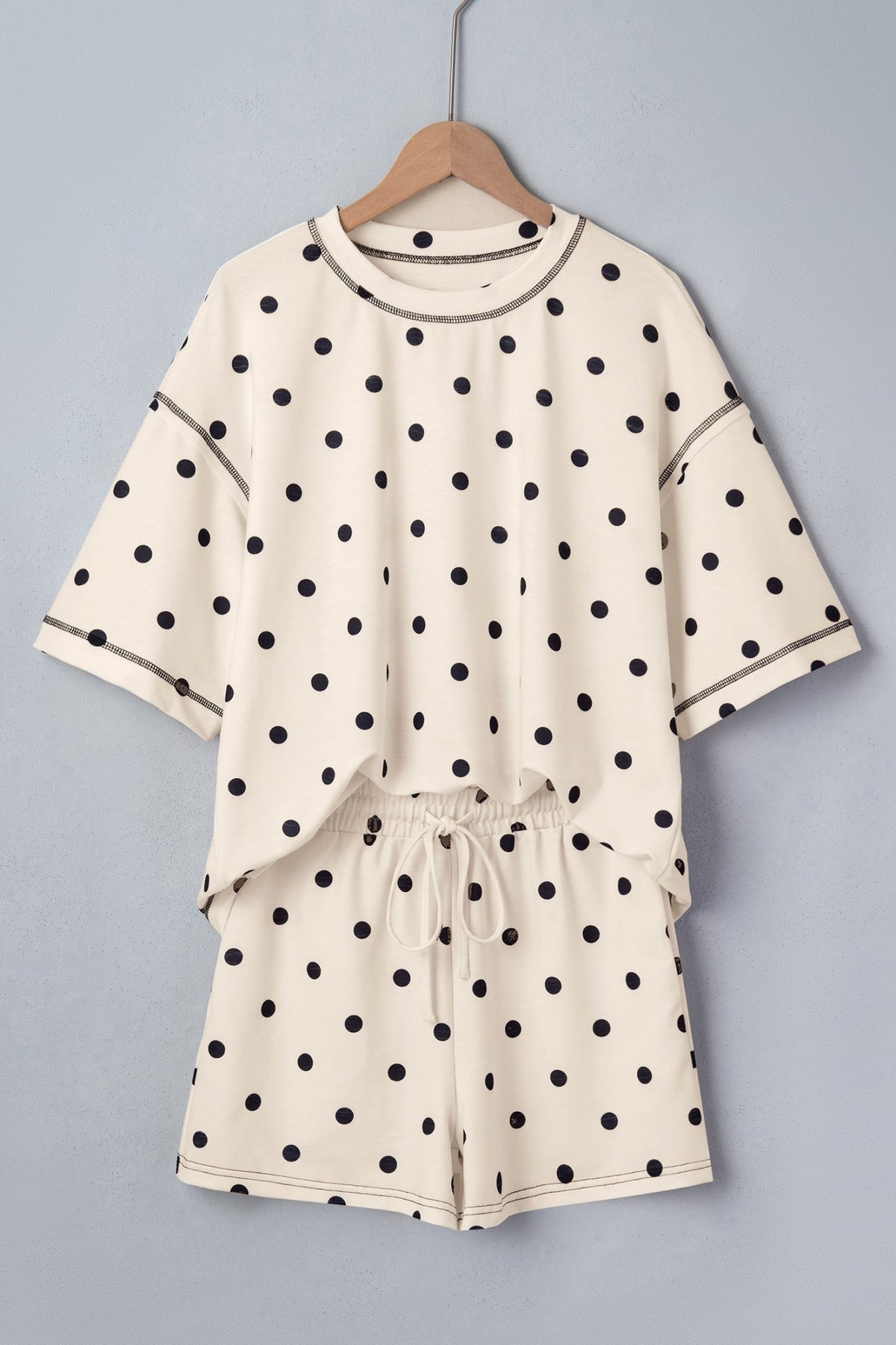 Playful Polka Dot Shorts Set - Desert Sunday