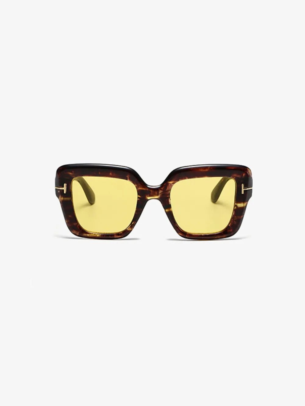 Polycarbonate Frame Square Sunglasses - Desert Sunday