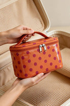 Pretty in Polka Dots Cosmetic Bag - Desert Sunday