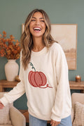 Pumpkin Patch Corded Sweatshirt - Desert Sunday