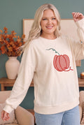 Pumpkin Patch Corded Sweatshirt - Desert Sunday