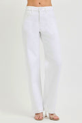 RISEN Full Size High Rise Wide Baggy Pants Plus Size - Desert Sunday