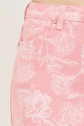 RISEN High Rise Printed Shorts - Desert Sunday
