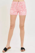 RISEN High Rise Printed Shorts - Desert Sunday